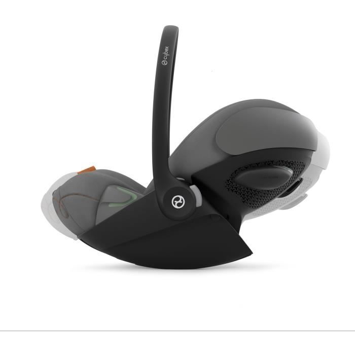 Cloud G CYBEX i-Size baby-autostoeltje - Liggend - Ademende stof - Vliegtuiggoedkeuring - Moon Black